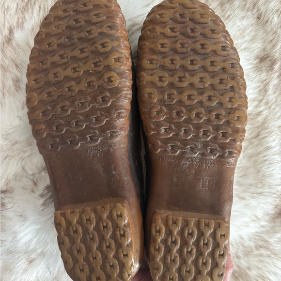 L.L. Bean Maine Hunting Tan and Brown Duck Shoes - Picture 6 of 11